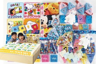 ジャンボＢＯＸおもちゃキット72名用パンチボックス｜縁日お祭り用品の